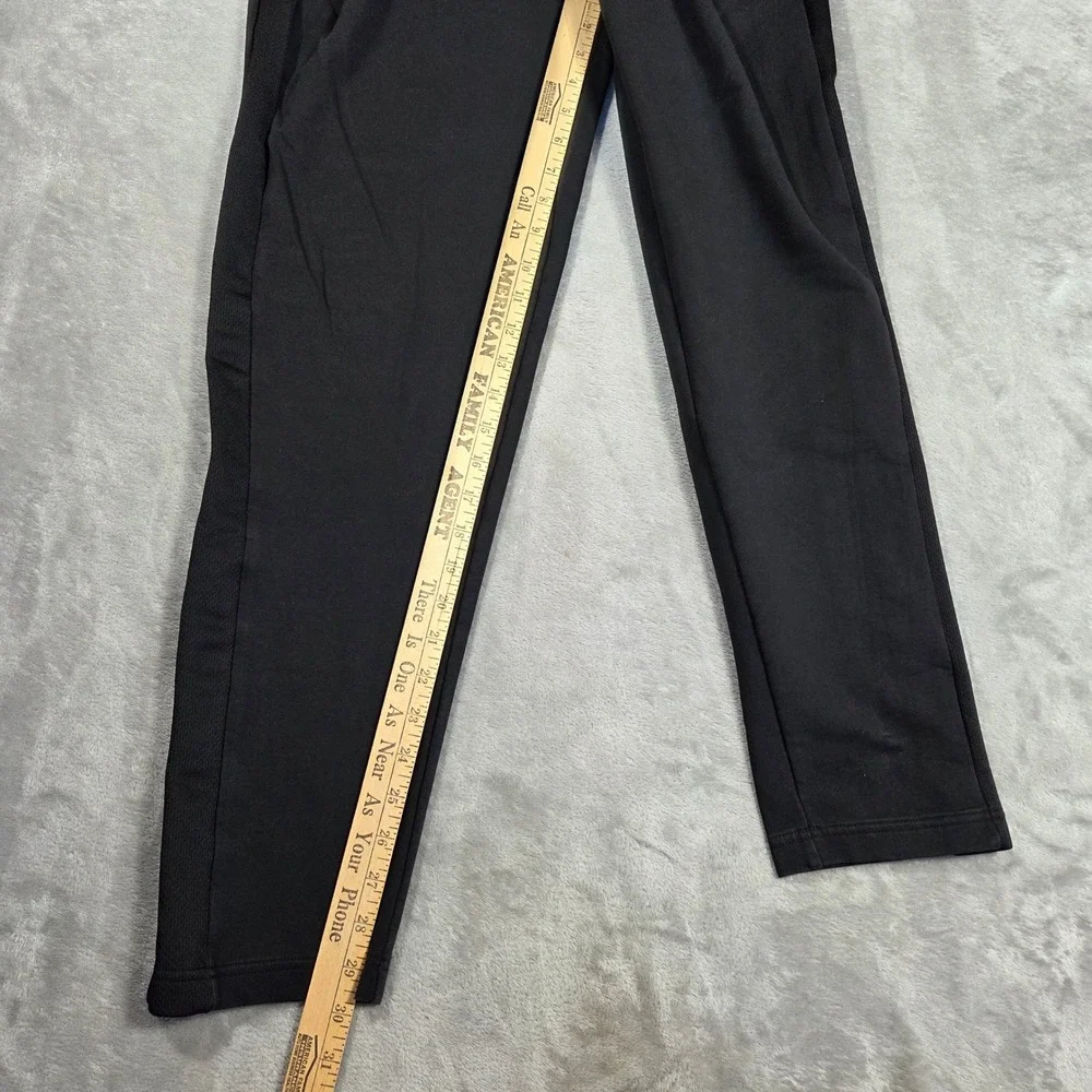 Puma Mens Black Training Joggers Tapered Sweatpants Size Medium Mesh Panels